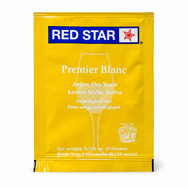 Fermento Red Star Premier Blanc 5g – Vinhos, Espumantes, Hidromel e Sidra