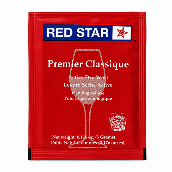 Fermento Red Star Premier Classique 5g – Vinhos e Fermentados