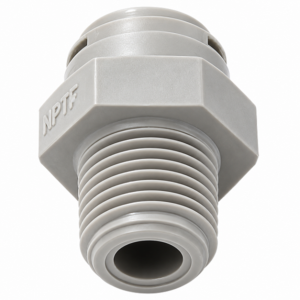 DMfit AMC0504 Conexão Rápida Tubo 5/16" x Rosca Macho NPT 1/4"