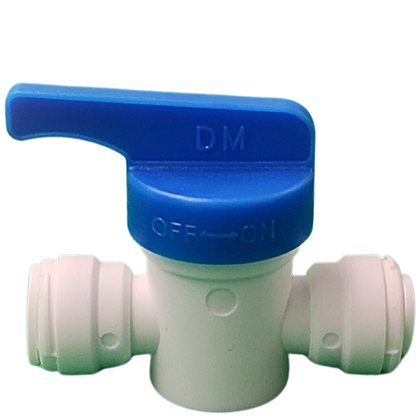 Conexão rápida união com válvula manual tubo 5/16″ X tubo 5/16″ AHUC0505W