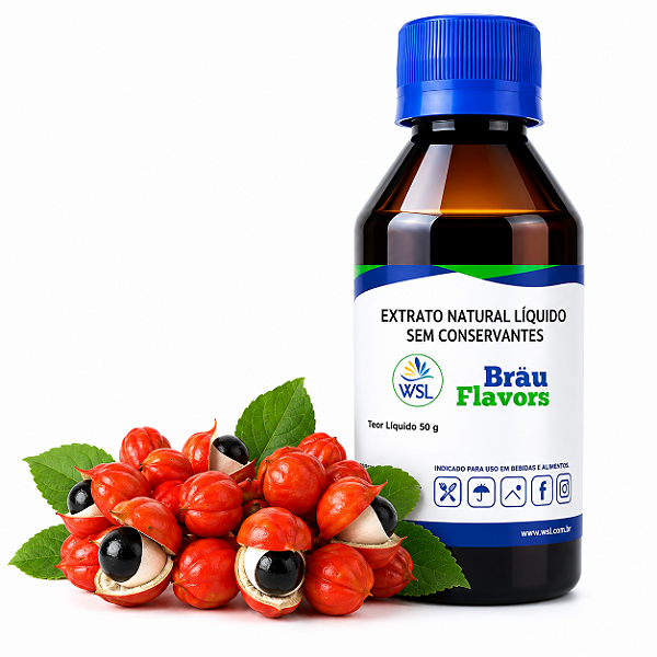 Extrato De Guaraná - Natural - Bräu Flavors - 50g