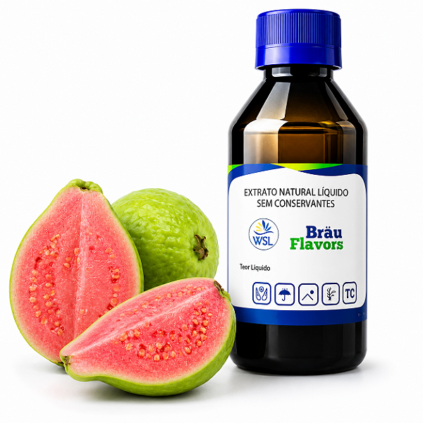 Extrato Natural Fruta Goiaba - Bräu Flavors 50g