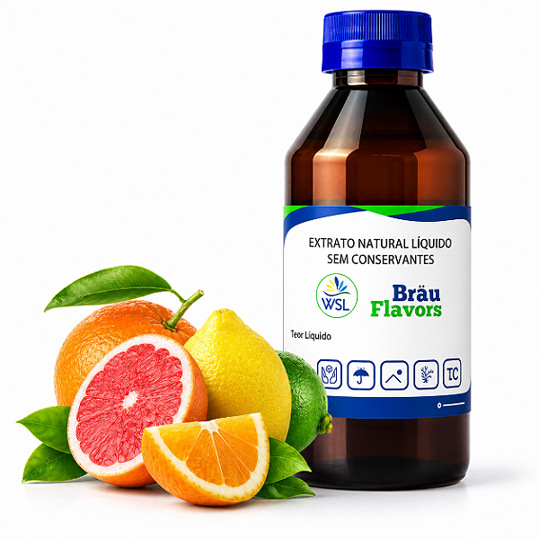 Extrato Natural Fruta Mix De Laranja - Bräu Flavors 50g