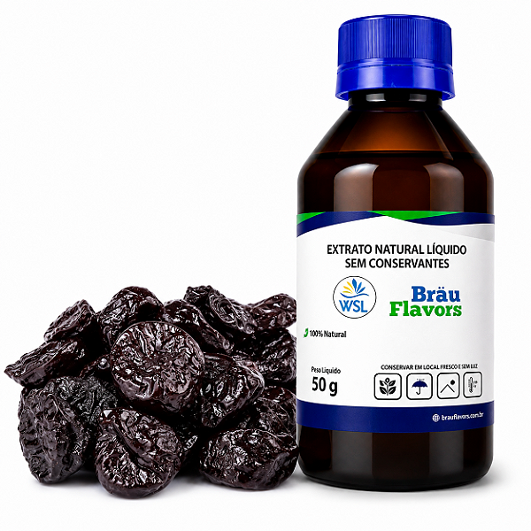 Extrato De Ameixa - 100% Natural - Bräu Flavors - 50g