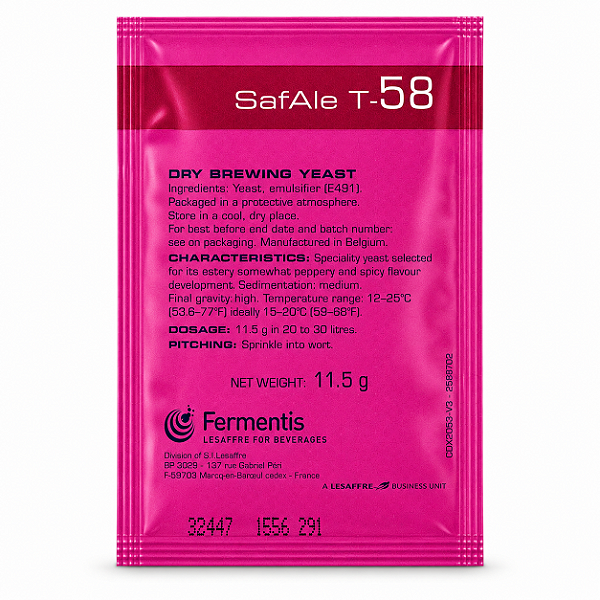 Fermento Fermentis SafAle T-58 11,5g