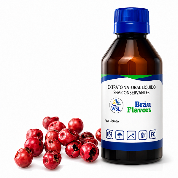 Extrato De Pimenta Rosa - Natural - Bräu Flavors - 50g