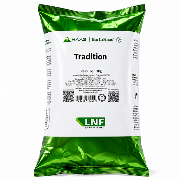 Lúpulo Hallertau Tradition Barth Haas Pellet T90 1 kg