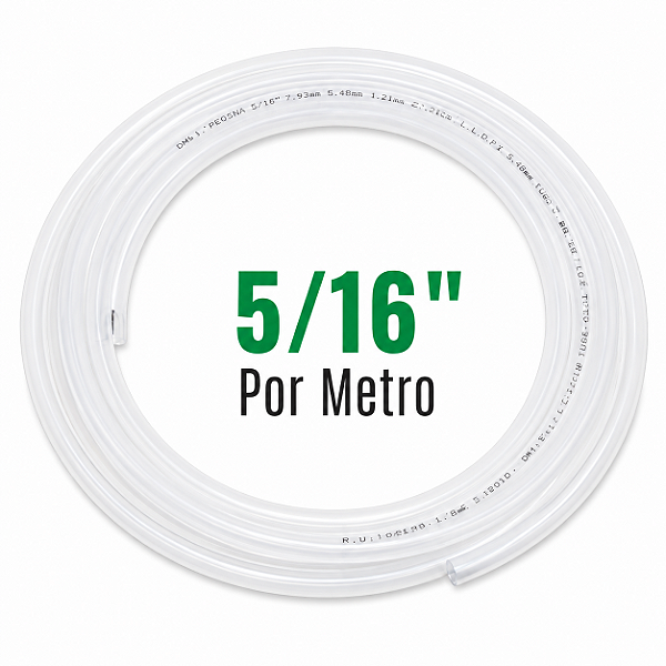 Tubo Polietileno Atóxico DMfit 5/16" DPE05NA – Por Metro