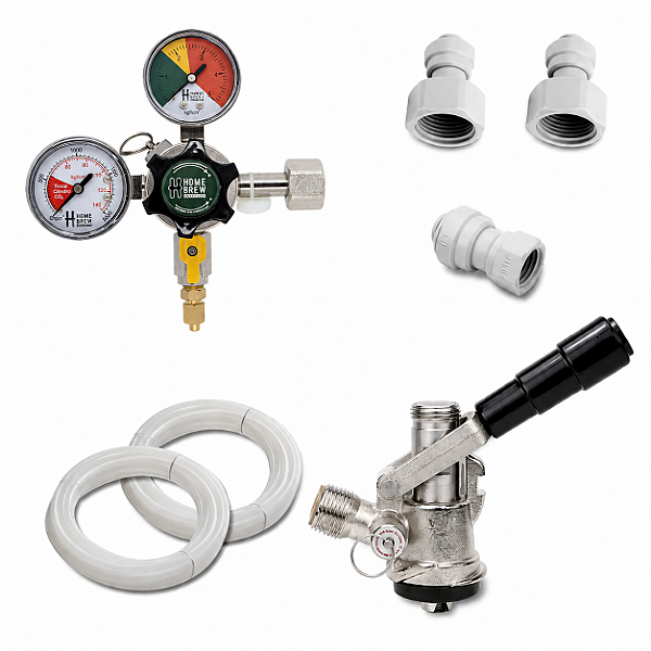 Kit Extração de Chopp 1 Via com Engate Rápido DMfit – Tipo S