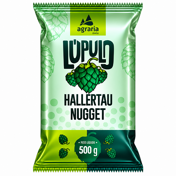 Lúpulo Agrária  Hallertau Nugget Alemão 500g – Pellet T-90