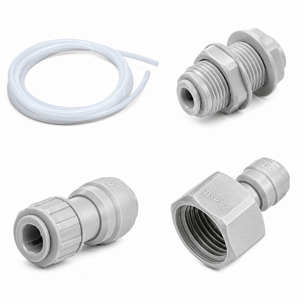 Kit para Instalação de Chopeira em Caixa Térmica – Engates Rápidos 3/8"