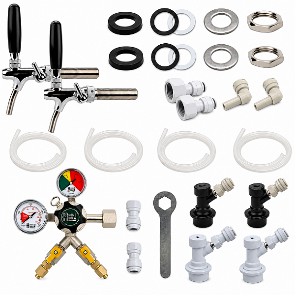 Kit Kegerator para Geladeira ou Freezer – Post Mix – 2 Vias