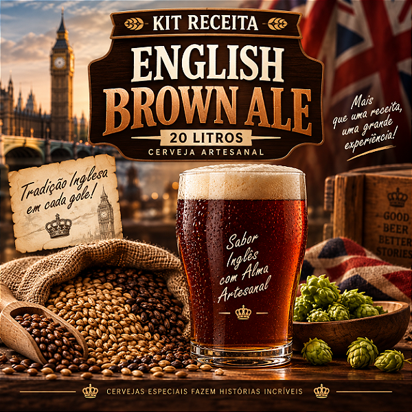 Kit Receita English Brown Ale – 20 Litros