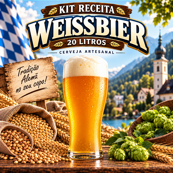 Kit Receita Weissbier – 20 Litros