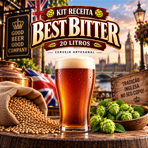 Kit Receita Best Bitter – 20 Litros