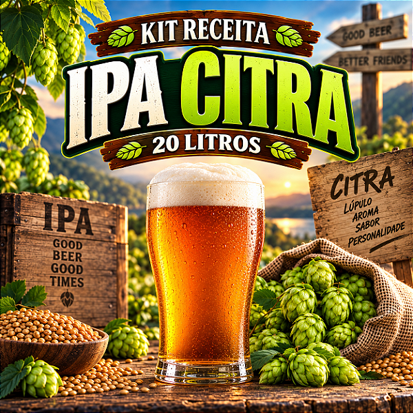 Kit Receita IPA Citra – 20 Litros