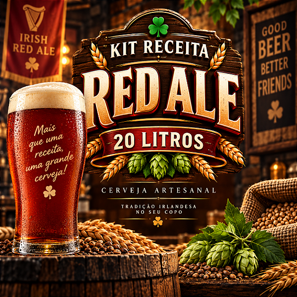 Kit Receita Red Ale – 20 Litros