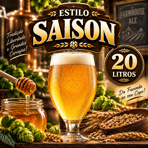Kit Receita Honey Saison – 20 Litros