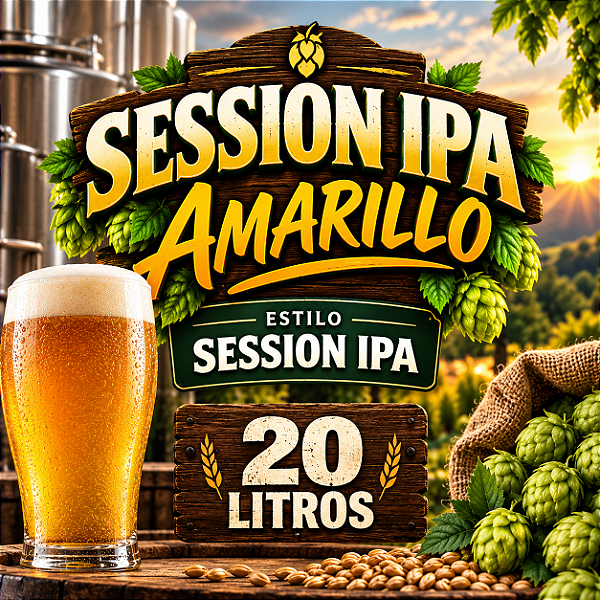 Kit Receita Session IPA Amarillo – 20 Litros