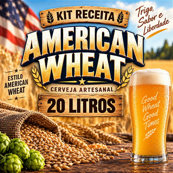 Kit Receita American Wheat – 20 Litros