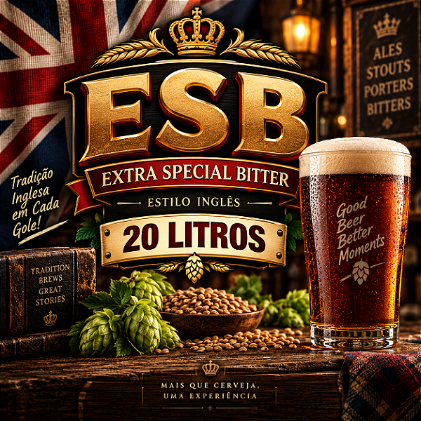 Kit Receita ESB – Extra Special Bitter – 20 Litros