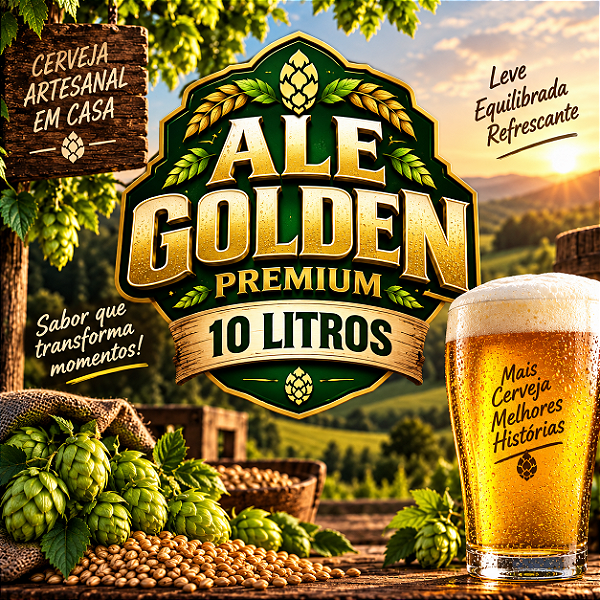 Kit Receita Ale Golden Premium – 10 Litros