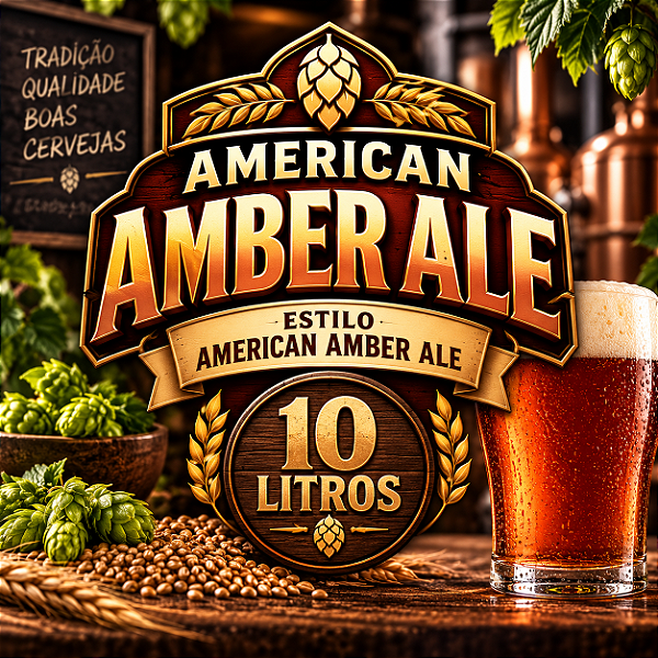Kit Receita American Amber Ale – 10 Litros