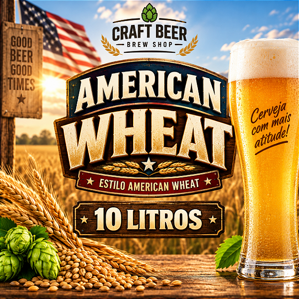 Kit Receita American Wheat – 10 Litros