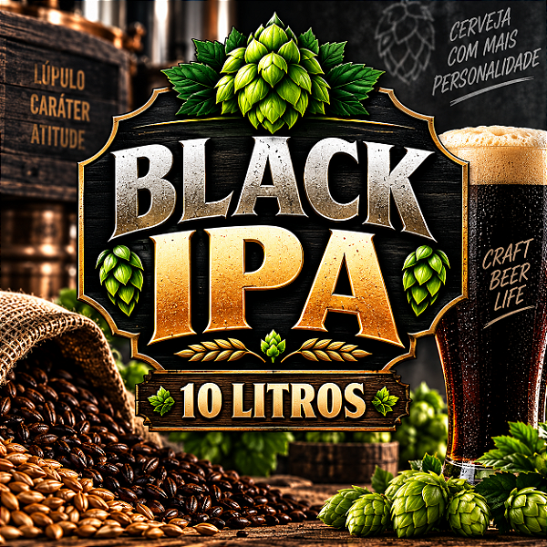 Kit Receita Black IPA  – 10 Litros