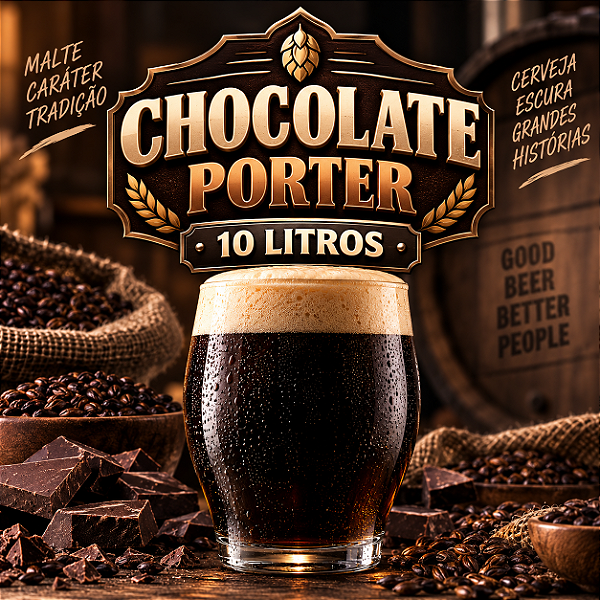 Kit Receita Chocolate Porter – 10 Litros