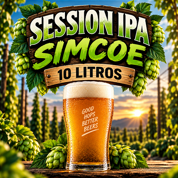 Kit Receitas Cerveja Artesanal Session IPA Simcoe – 10 Litros