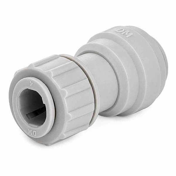 DMfit APSUC0606 União Reta Cano Inox 3/8" x Tubo 3/8"