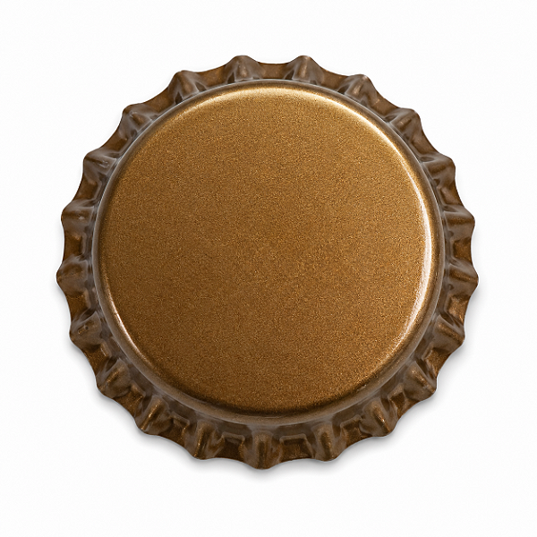 Tampinha Pry-Off Cobre 26 mm – Pacote com 100 Unidades