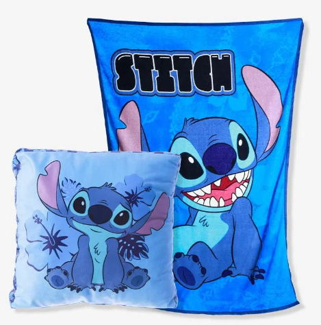 ALMOFADA COM MANTA STITCH