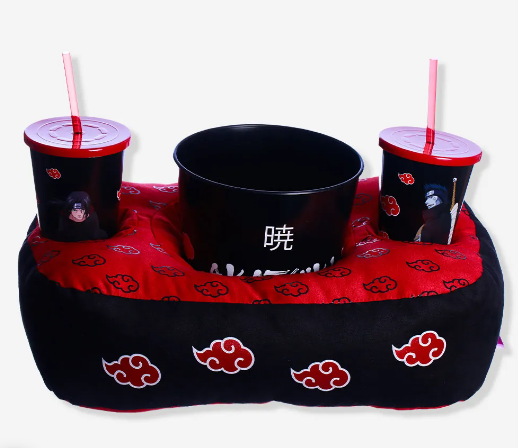 KIT ALMOFADA PIPOCA DUPLO AKATSUKI NARUTO