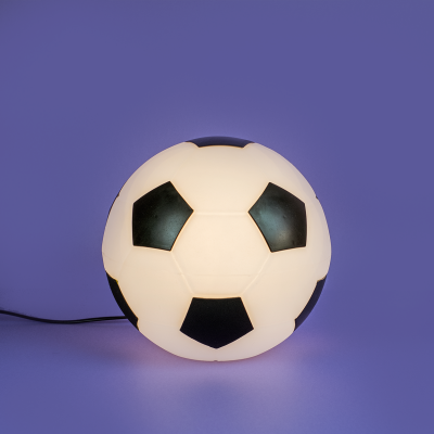 LUMINÁRIA DE MESA BOLA DE FUTEBOL