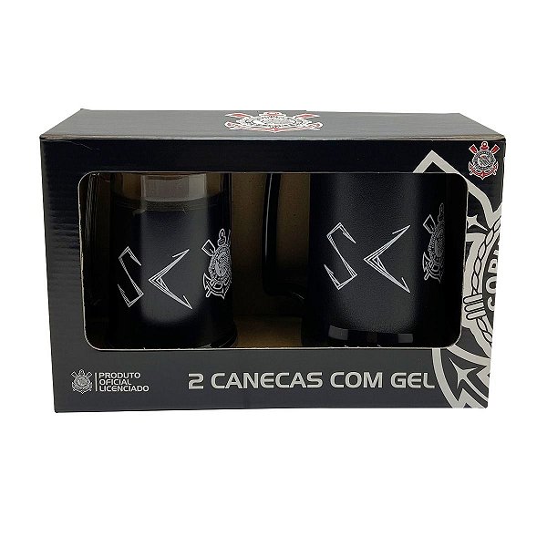 CANECA GEL DUPLA 300ML e 400ML - CORINTHIANS