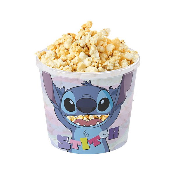 BALDE PIPOCA OU LIXEIRA STITCH 2,1 LTS - UNIDADE