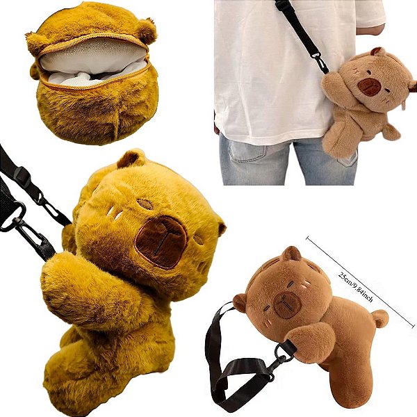 BOLSA COM ALÇA LATERAL CAPIVARA