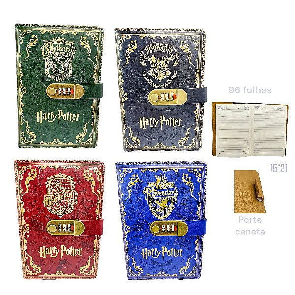 DIARIO CAPA CORINO COM SENHA HARRY POTTER