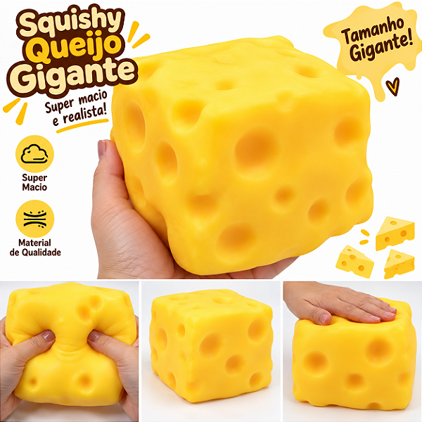 Squishy Queijo Gigante- un