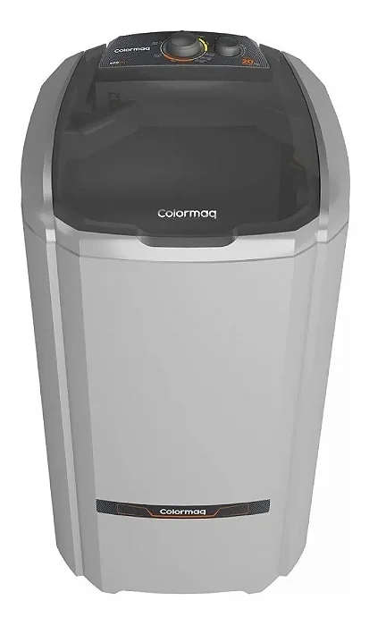 Máquina de lavar semi-automática Tanquinho Colormaq LCS 20kg - prata