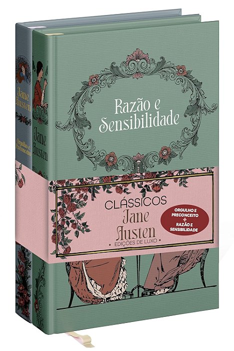 COMBO Clássicos Jane Austen | Edição Luxo: Orgulho e Preconceito + Razão e Sensibilidade