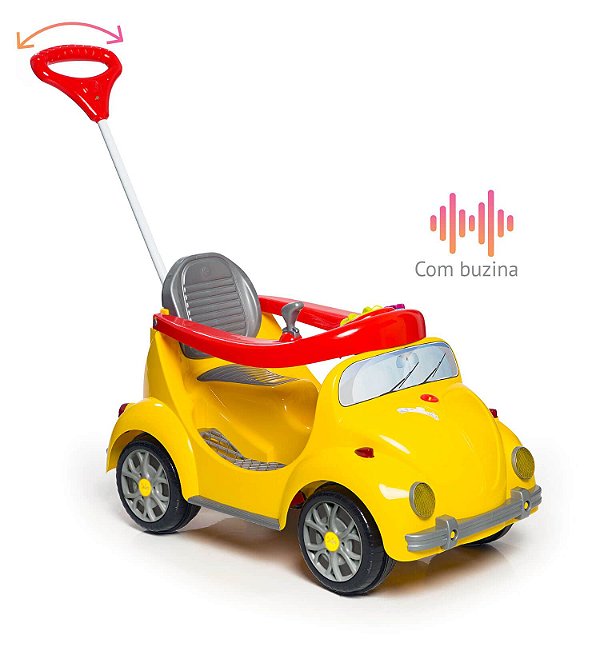 Carrinho De Passeio Fouks Amarelo - Calesita   L