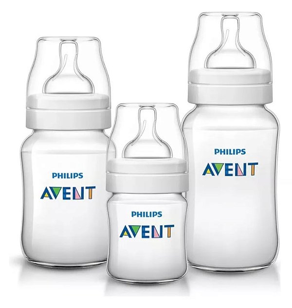 Kit 3 Mamadeiras Philips Avent Anti-cólica