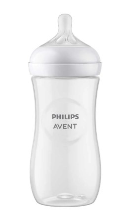 Mamadeira Philips Avent Pétala 3.0 Transparente 330ml - 1 unidade