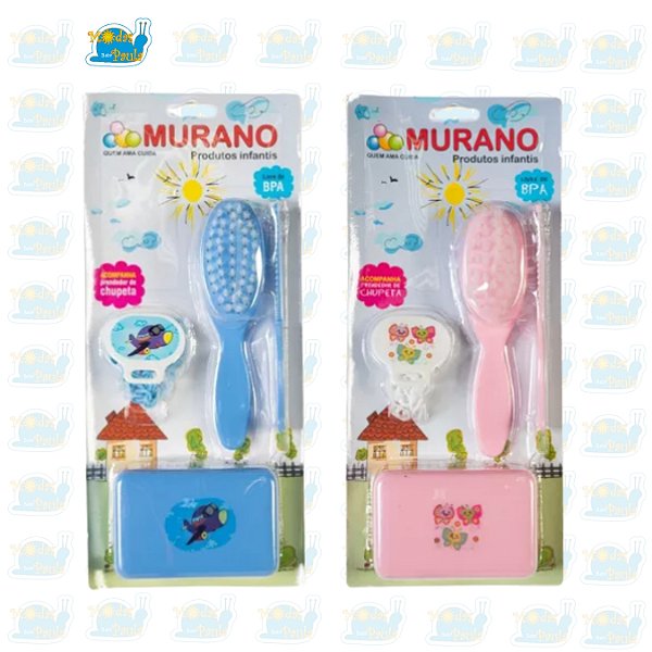 Kit Banho E Higiene Infantil - 4 Peças