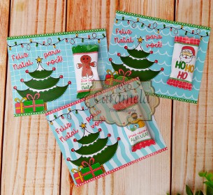 Cartão com Bala personalizada - Natal1