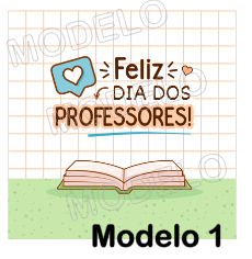 Adesivo Dia dos Professores - Folha A4 Recortada