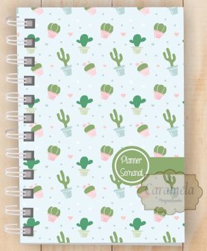 Planner Semanal Permanente Cactus